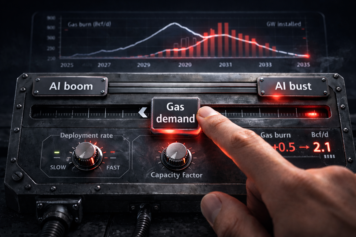 AI data centres: quantifying the gas burn